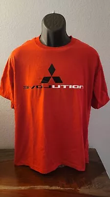 Mitsubishi Evolution Logo Mens Large Shirt Fast Shipping  • $10