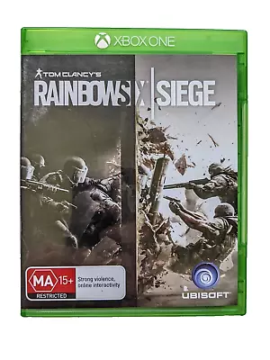 Tom Clancy's Rainbow Six Siege Microsoft Xbox One PAL Game Shooter GC • $3.95