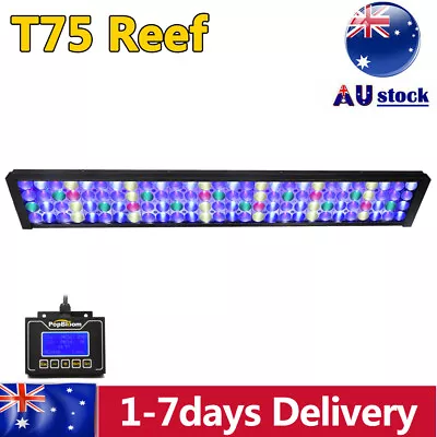 PopBloom Led Aquarium Light Full Spectrum For 90cm Reef Coral Marine Fish Tank • $289