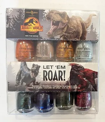 China Glaze Jurassic World Dominion Collection Full Set 8 Pcs Mini Summer 2022 • $8.99