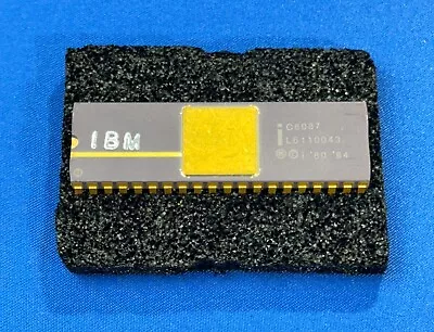 Intel C8087 Math Coprocessor For IBM PC XT ~ 8087 ~ Vintage Ceramic GOLD • £0.80