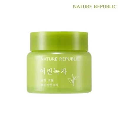 NATURE REPUBLIC Mild Green Tea Cream 55ml Moisturizing Mild Cream Made In Korea • $20.99