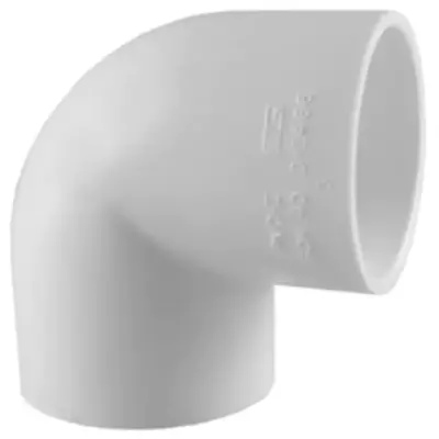 1-1/2 In. X 1-1/2 In. 90 Degree PVC Socket X Socket Elbow Fitting • $4.88