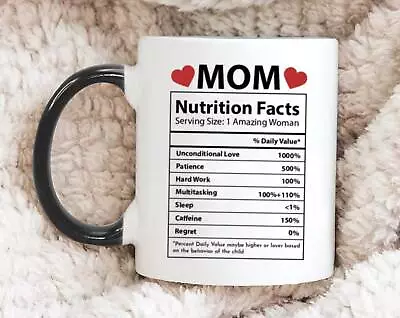 Funny Mom Nutritional Facts Coffee Mug Mother Nutritional Facts Mug Mothers Day • $18.99