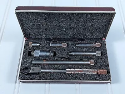 Starrett #823 1 1/2  To 8  Tubular Inside Micrometer Vintage Machinist Tool Set • $79.95