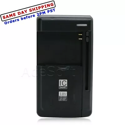 Universal Battery External Quick Velocity Charger F Samsung Galaxy Note II N7100 • $16.10