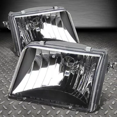 For 93-97 Ford Ranger Pickup Truck Oe Style Black Housing Clear Lens Headlights • $53.88