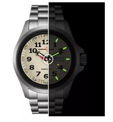 ArmourLite Officer Series AL815 Tritium Illuminated Stainless Steel Watch Band • $425