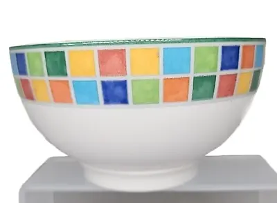 Villeroy & Boch Twist Alea Yellow Limone Rice Cereal Bowl Mosaic Look • $30