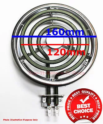 Suncook Wired In Stove Element 120mm 1800W With Ring • $22