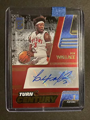 2021-22 Donruss Elite Ben Wallace Turn Of The Century Auto Red /49  #TC-BWL • $53.99