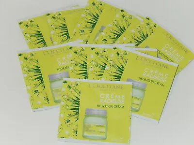 L'OCCITANE Angelica Hydration Cream Sample Travel Packets X 10 • $9.99