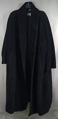 Marina Rinaldi Black Tunisi Alpaca Wool Blend Coat Size 22W/31 • $125