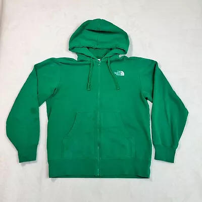 The North Face Sweater Men's M Green Zip Up Hoodie Sweatshirt Outdoors • $13.30