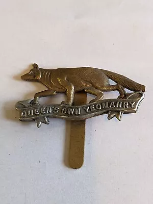 Military Cap Badge Queens Own Yeomanry • £5