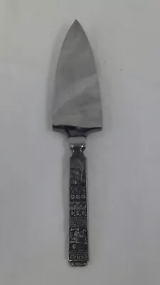 Konge-Tinn Norwegian Pewter Heilag Olav Viking Pie Cake Server Norway • $15.99