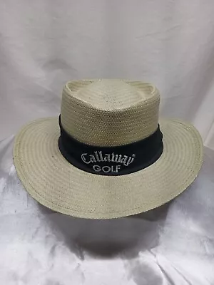 Callaway Golf Hat Straw One Size Fits Most Cali Fame Vintage U.S.A. • $24.30