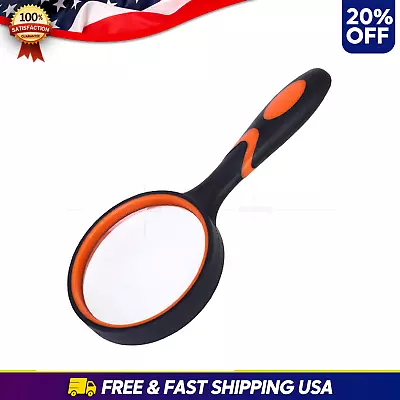 Magnifying Glass 10X Handheld Reading Magnifier Large Magnifying • $0.99