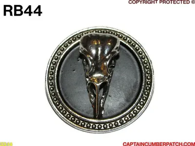 Steampunk Brooch Badge Pin Silver Bird Skull Skeleton Gothic Plague Mask #RB44 • £5