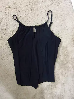 MIRACLESUIT Black Slimming Underwire Tankini Top Size 10DD • $12.99