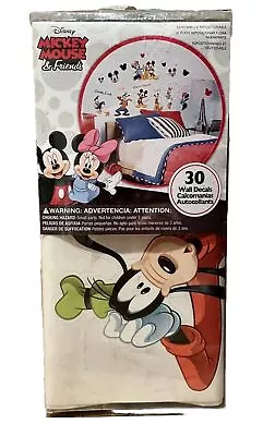 Disney Mickey Mouse & Friends Peel And Stick Wall Decals 30 Decals • $9