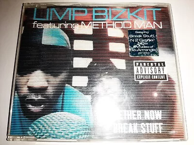 Limp Bizkit Feat. Method Man Break Stuff Cd Single 2000 Flip Rap Hip Hop • £5.30
