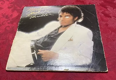 Michael Jackson: Thriller - 1st Press - MJ Co-Producer Credit - Vinyl NM 1982 • $23