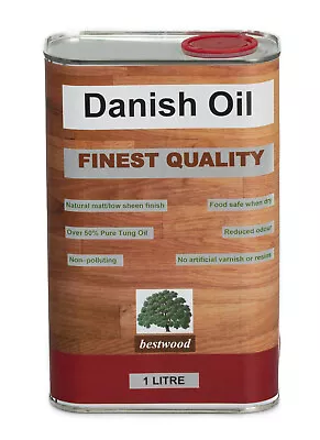 Danish Oil Bestwood 1 Litre THE FINEST QUALITY BUY DIRECT • £22.95