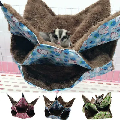 Pets Bird Hamster Ferret Rat Cat Squirrel Hammock Hanging Cage Nest Bed House • $9.49