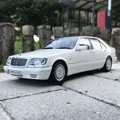 Mercedes-Benz 1:18 S600 W140 (1994-1998) White • £135