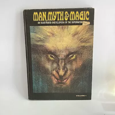 MAN MYTH And MAGIC Volume 1 Hardcover Book 1970 Supernatural Encyclopedia • $10.99