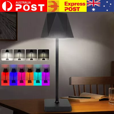 Rechargeable Table Lamp 5000mAh Desk Lamp RGB 5 Modes For Bedroom/Dining/Bars • $31.89