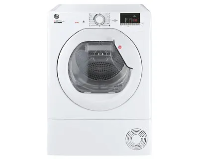 Hoover H-DRY 300 HLEC10DE 10KG Freestanding White Condenser Tumble Dryer • £359.99