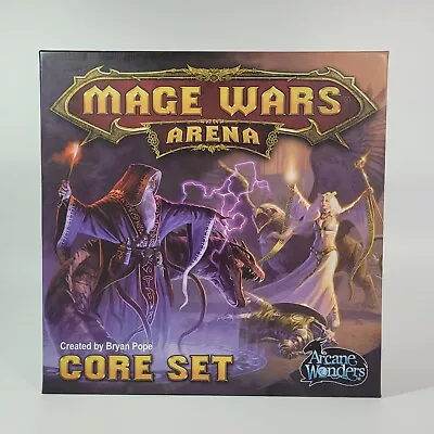 Mage Wars Arena Core Set Board Game Complete Arcane Wonders Bryan Pope Strategy • $19.99