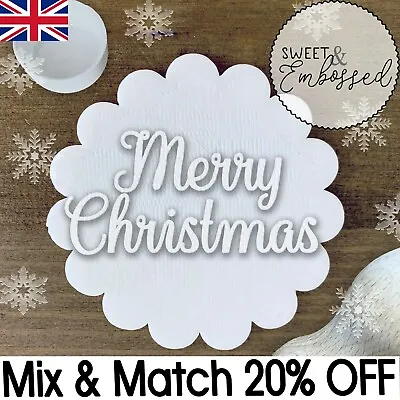 £3.95 • Buy Merry Christmas Cookie Stamp Embosser Fondant Winter Christmas XMAS Holidays