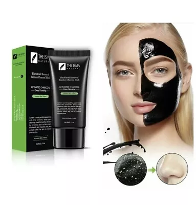 Charcoal Activated Black Face Mask Blackhead Remover Peel Off Facial Black Mask • £5.99