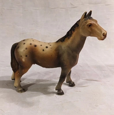 £14.37 • Buy Vtg Schleich Appaloosa Stallion Horse Figure 1996 Retired 13229 Brown Germany 