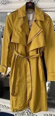 River Island Mustard Trench Coat 8 • £15