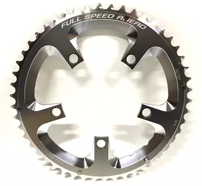 FSA Super Road Alloy Chainring 50t 5-bolt 110 BCD For 50x34 10-Spd WA257 Silver • $39.99