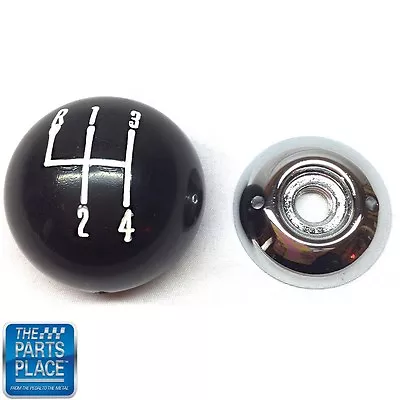 1964-88 GM A / F Body Black Manual 2 PC Shift Ball W/ Pattern - 5/16” Course • $43.82