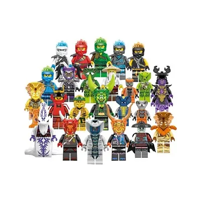 £10.69 • Buy Set Of 24 Pcs Ninjago Mini Figures Kai Jay Sensei Wu Master Building Blocks Toys
