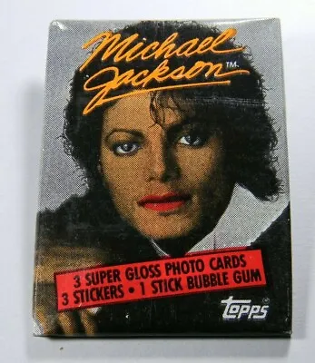 Michael Jackson 1984 Topps Trading Cards Rare Sealed 1st Edition Red Lips • $14.95