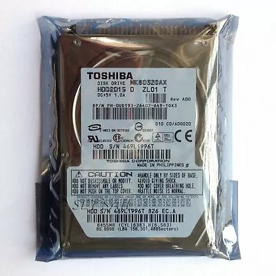 TOSHIBA 80 GB 80GB PATA HDD 2.5   5400 RPM IDE Laptop Hard Disk Drive • $7.98