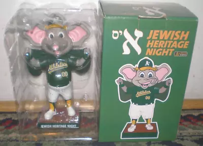 OAKLAND Athletics  A's MLB JEWISH HERITAGE NIGHT MASCOT STOMPER BOBBLEHEAD SGA • $19.95