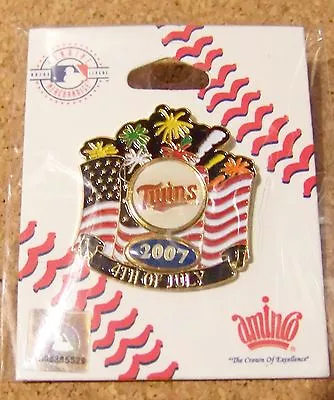 2007 Minnesota Twins 4th Fourth Of July Pin MLB • $10