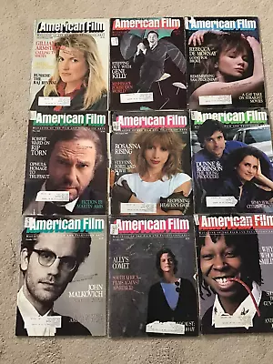 Lot Of 9 Vintage 1985 American Film Magazines Missing June Issue • $18