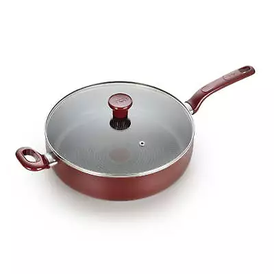 T-fal Easy Care Nonstick Cookware Jumbo Cooker 5 Quart Red • $20.26