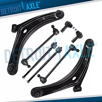 Front Lower Control Arms Sway Bars Tie Rods Kit For Mitsubishi Lancer Outlander • $133.85