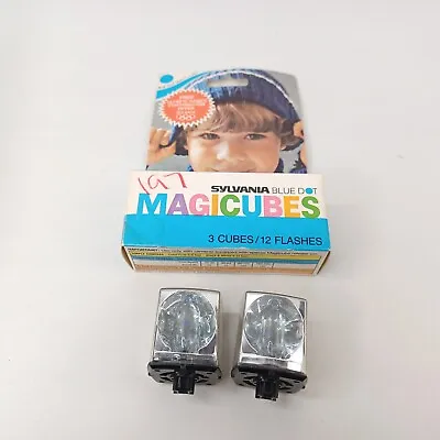 Sylvania Magic Cubes Blue Dot 20 Flashes Magicubes 5 Cubes Total  • $19.91