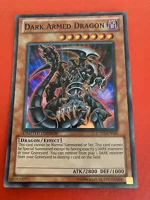 YUGIOH Super Rare Dark Armed Dragon CT07-EN016 • £2.40